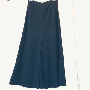 Charter Club Skirt Black Midi Front Pleat Size 4